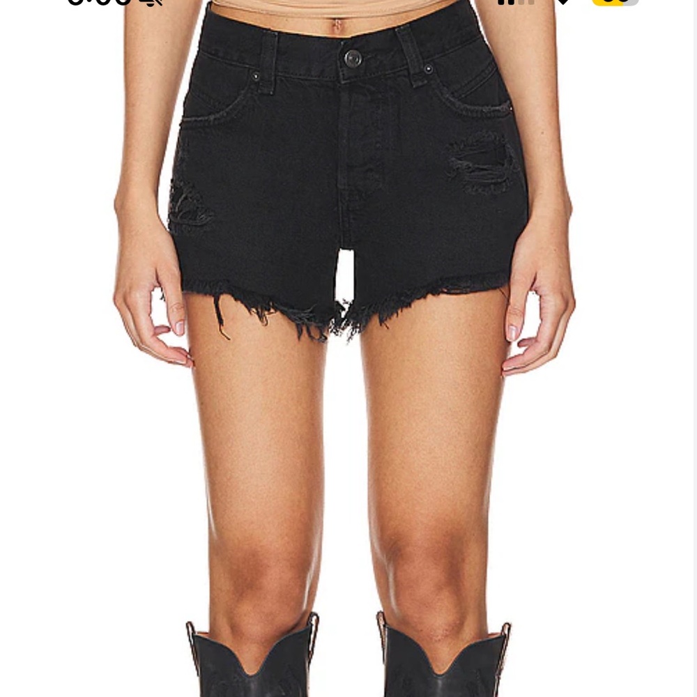 We the free crvy black shorts